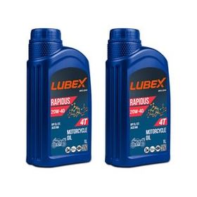 Lubex Rapidus 20W-40 1 Lt 2'li 4 Zamanlı Motosiklet Yağı