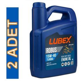 Lubex Robus Turbo 15w-40 4 lt 2'li Dizel Mineral Motor Yağı