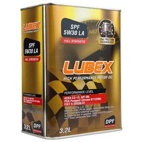 Lubex SPF 5W/30 LA 3.2 Lt Tam Sentetik Partiküllü Motor Yağı