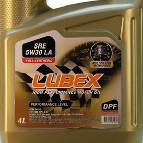 Lubex SRE 5W/30 LA 4 lt Tam Sentetik Partiküllü Motor Yağı