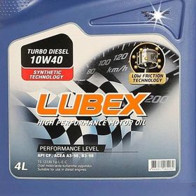Lubex TD 10W-40 4 lt Motor Yağı