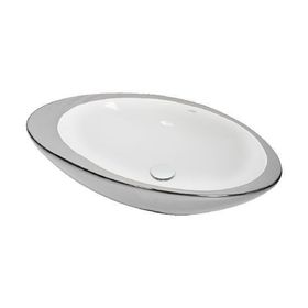 Lucco Gocce Beyaz Tezgah Üstü 74 cm Lavabo