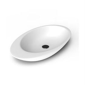 Lucco Gocce Beyaz Tezgah Üstü 74 cm Lavabo