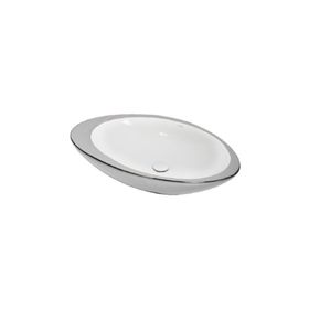 Lucco Gocce Beyaz Tezgah Üstü 74 cm Lavabo