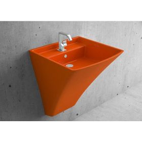 Lucco Loop 50 cm Turuncu Asma Monoblok Lavabo