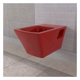 Lucco Loop Kırmızı 53 cm Asma Klozet