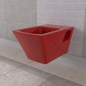 Lucco Loop Kırmızı 53 cm Asma Klozet