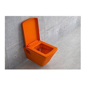 Lucco Loop Parlak Turuncu 53 cm Asma Klozet