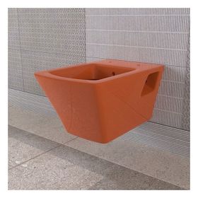 Lucco Loop Parlak Turuncu 53 cm Asma Klozet