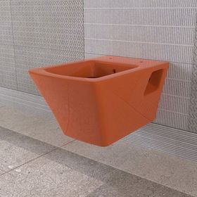 Lucco Loop Parlak Turuncu 53 cm Asma Klozet