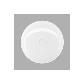 Lucco Lucente Beyaz 43 cm Tezgah Üstü Oval Lavabo