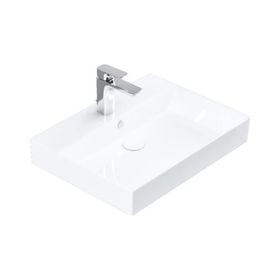 Lucco Stance 60 cm Beyaz Konsollu Dikdörtgen Lavabo