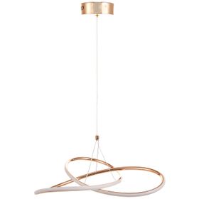 Lucea 80231-02-PB1-FG Leves 50W Büyük Boy Altın Ledli Tekli Avize