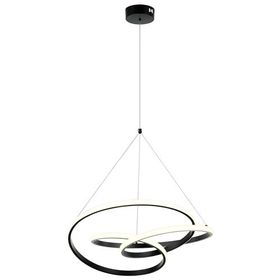Lucea Capilla 69 W 3000 K Siyah Led Avize