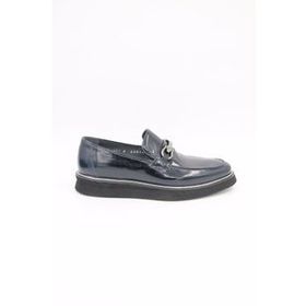 Luciano Bellini E2301 Lacivert Rugan Erkek Casual Ayakkabı
