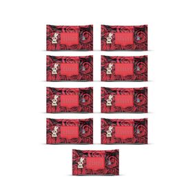 Luckido 90 Adet Kapaklı Gül Kokulu 9 Paket Red Rose Islak Havlu Mendil