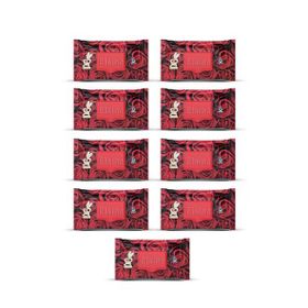 Luckido 90 Adet Kapaklı Gül Kokulu 9 Paket Red Rose Islak Havlu Mendil