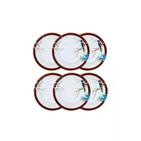 Lucky Art Alysia 6 lı 28 cm Servis Tabağı