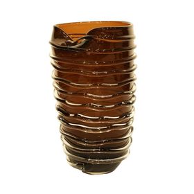Lucky Art Cam Halkalı 22x22x36 cm Brown By Vazo