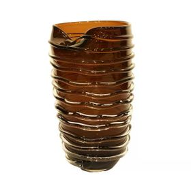 Lucky Art Cam Halkalı 22x22x36 cm Brown By Vazo