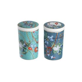 Lucky Art Chantelle New Bone China Porselen 15 cm 2'li Kavanoz Seti
