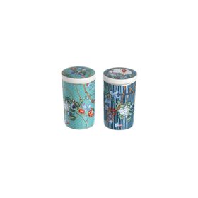 Lucky Art Chantelle New Bone China Porselen 15 cm 2'li Kavanoz Seti