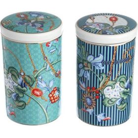 Lucky Art Chantelle New Bone China Porselen 15 cm 2'li Kavanoz Seti