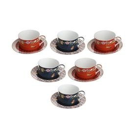 Lucky Art Evelyn Bone 6'lı Çay Fincanı Setı