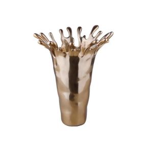 Lucky Art Gold 38 cm Damla Büyük Vazo