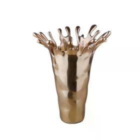Lucky Art Gold 38 cm Damla Büyük Vazo