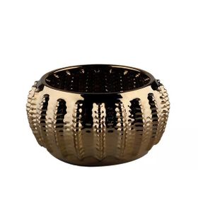 Lucky Art Gold Düğmeli 20 cm Çiçeklik