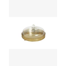 Lucky Art Gold Kapaklı 30 cm Kek Standı