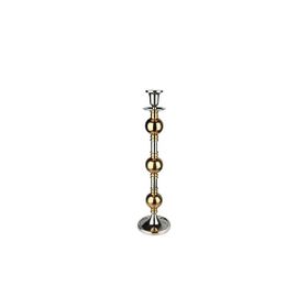 Lucky Art Gold Toplu 67 cm Gümüş Şamdan