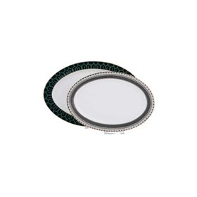 Lucky Art Imogene Bone Serısı 2'li Oval Tabak Seti