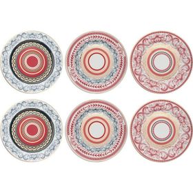 Lucky Art Lancelot Bone 20 cm 6'lı Tabak Seti