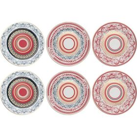 Lucky Art Lancelot Bone 20 cm 6'lı Tabak Seti