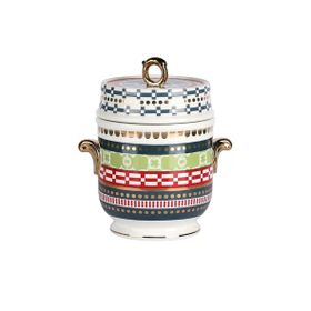 Lucky Art Lancelot New Bone China Porselen Kulplu 16 cm Kavanoz