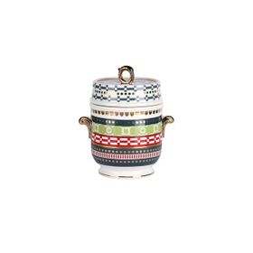 Lucky Art Lancelot New Bone China Porselen Kulplu 16 cm Kavanoz