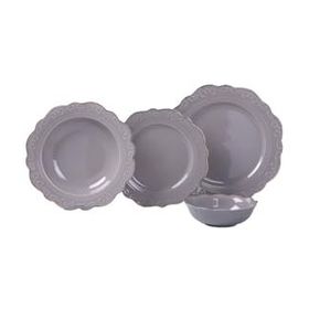 Lucky Art Laurance Beige 24 Parça Yemek Takımı