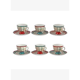 Lucky Art Liora Bone 6'lı Çay Fincanı Seti