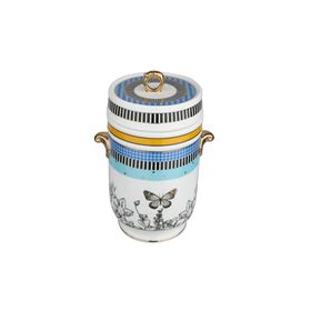 Lucky Art Maggey New Bone China Porselen Kulplu 18 cm Kavanoz