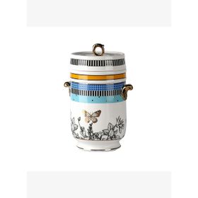 Lucky Art Maggey New Bone China Porselen Kulplu 18 cm Kavanoz