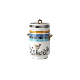 Lucky Art Maggey New Bone China Porselen Kulplu 18 cm Kavanoz