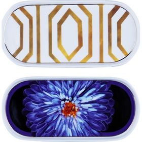 Lucky Art Marian 2'li Bone 21 cm Oval Servis Tabağı Seti