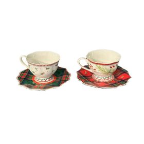 Lucky Art Merrılyn Bone 2'lı Çay Fıncanı Seti