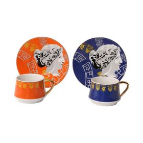 Lucky Art Mirth Bone 6Lı Kahve Fincanı