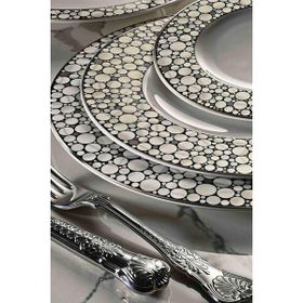 Lucky Art Royal Canterbury Lawrance Silver Pearl 72 Parça Yemek Takımı