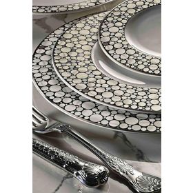 Lucky Art Royal Canterbury Lawrance Silver Pearl 72 Parça Yemek Takımı