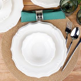 Lucky Art Royal Canterbury Poetry White 50 Parça Yemek Ve Cay Takımı