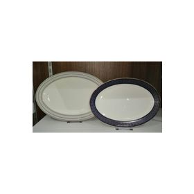 Lucky Art Wılhemla Bone Serısı 2'li Oval Tabak Seti